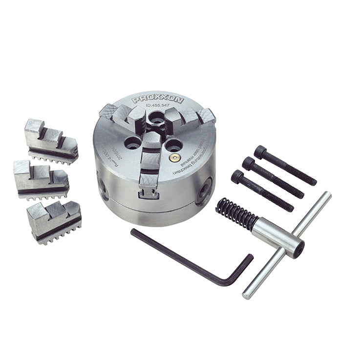Self-centering 3-jaw chuck