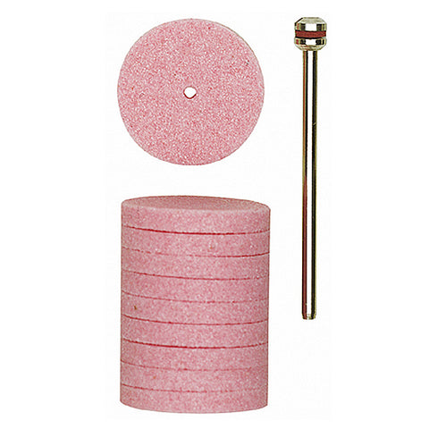 Aluminum-oxide grinding wheels Ø 7/8", 10 pcs.