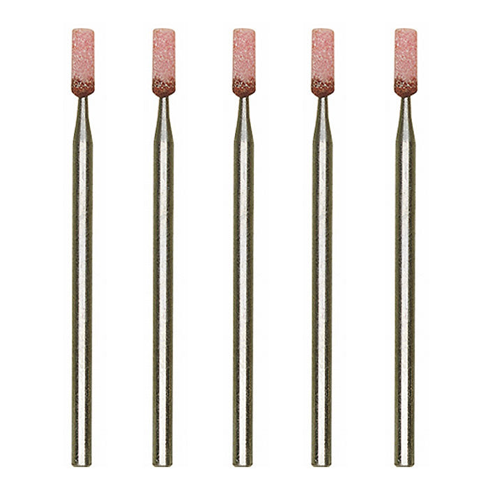 Aluminum-oxide mounted points cylinder, 5 pcs.