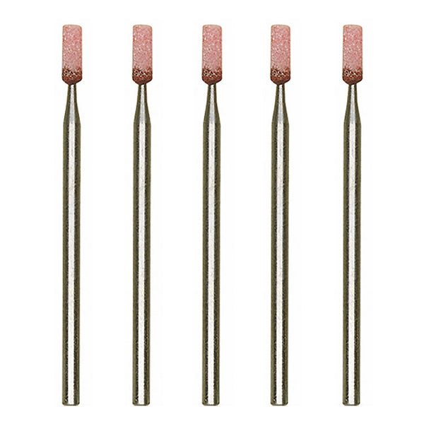 Aluminum-oxide mounted points cylinder, 5 pcs.