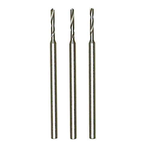 Tungsten vanadium micro twist drills, 3 pcs., Ø 3/64" (1,2 mm)