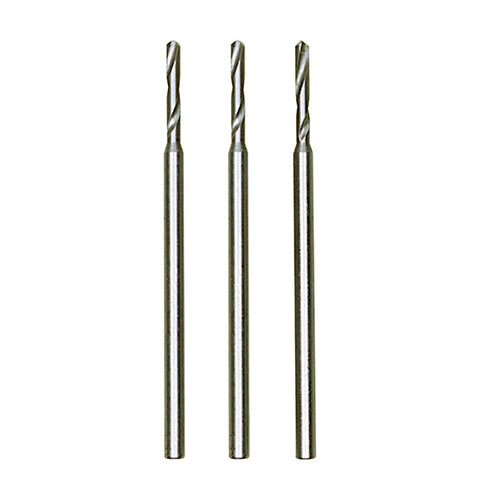 Tungsten vanadium micro twist drills, 3 pcs., Ø 1/16" (1,6 mm)