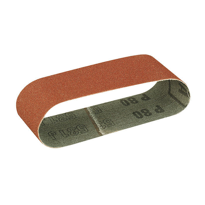 Sanding belt for BBS, 1 37/64" X 10 7/16" (40 X 265mm), 80 grit, 5 pcs.