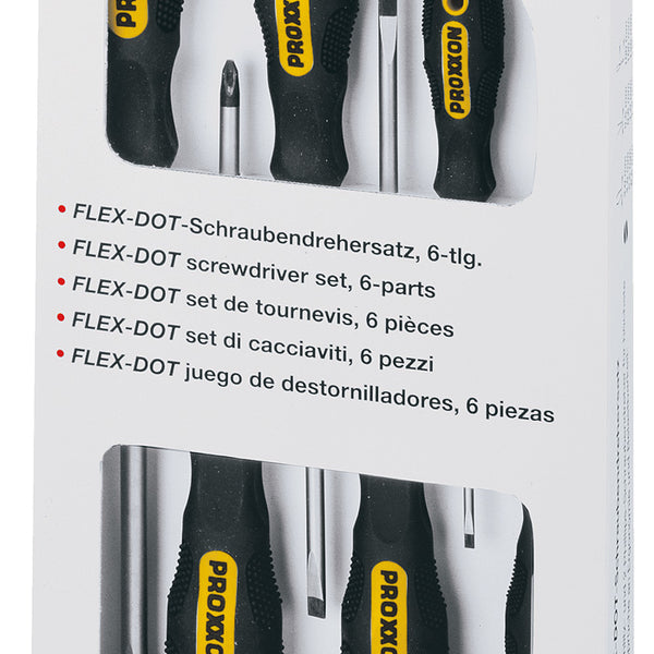 FLEX-DOT 6-piece screwdriver set