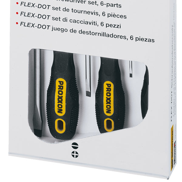 FLEX-DOT 6-piece screwdriver set