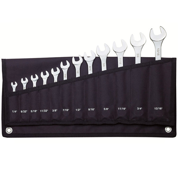 SlimLine combination spanner set for imperial screw sizes