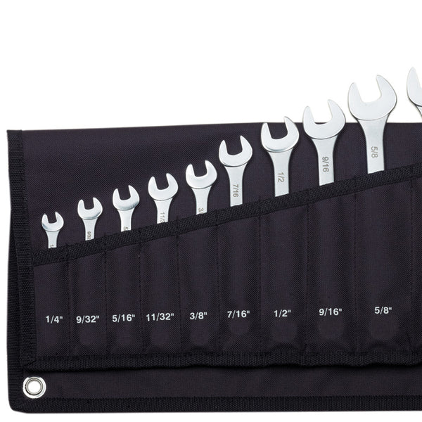 SlimLine combination spanner set for imperial screw sizes