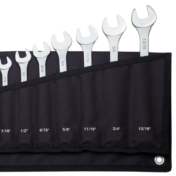 SlimLine combination spanner set for imperial screw sizes