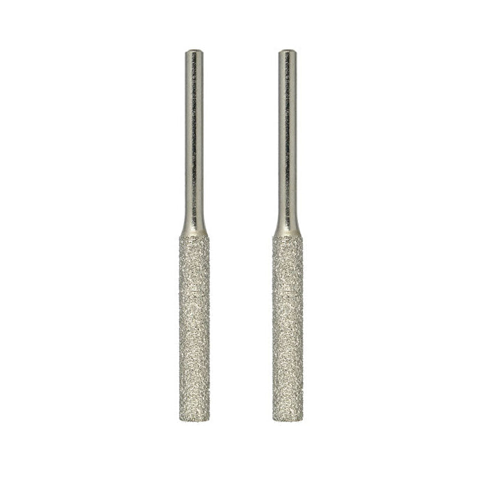 Diamond-coated grinding bits, cylinder, diameter 5mm, 2 pcs.