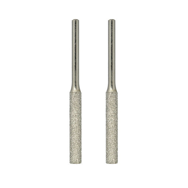Diamond-coated grinding bits, cylinder, diameter 5mm, 2 pcs.