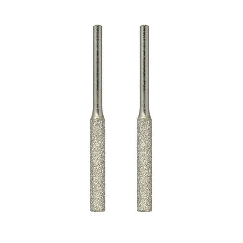 Diamond-coated grinding bits, cylinder, diameter 5mm, 2 pcs.