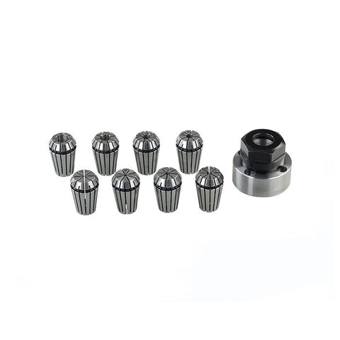 Collet set with ER 20 collets, 2 - 10mm, for PD 250/E