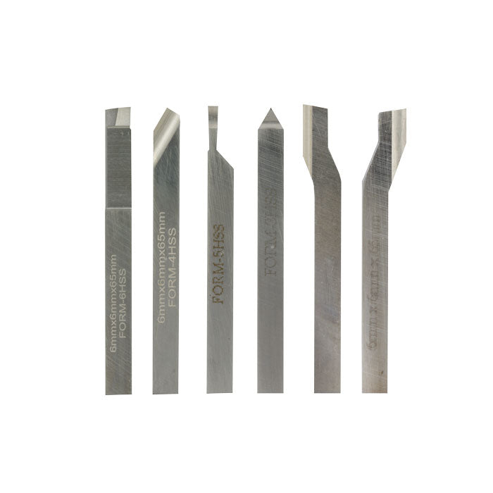 6-piece turning tool set for FD 150/E