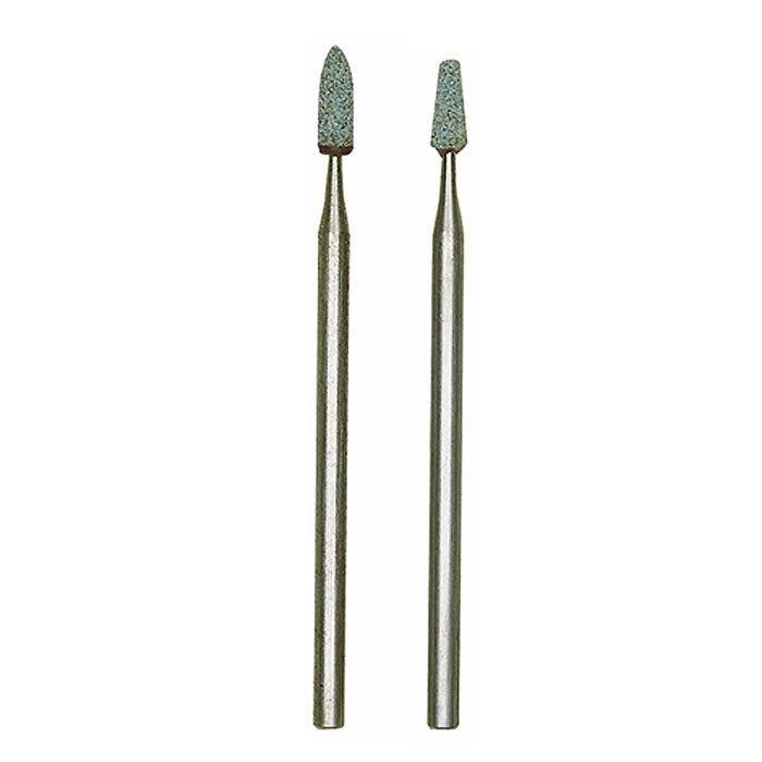 Silicon carbide mounted points 2 pcs., flame and taper
