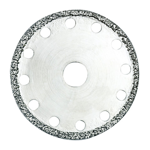 Diamond-coated cutting disc