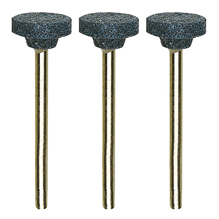 Corundum grinding bits, wheel shape, 3 pcs. PROXXON Inc