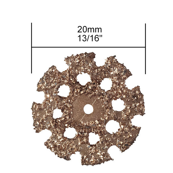 Tungston-carbide cut off wheel 4/5" (20mm) + mandrel