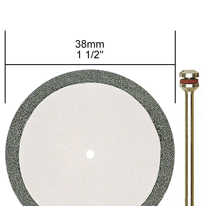 10 Pack - 50mm (2 Inch) Diamond Coated Cut-Off Wheels For Rotary Tools