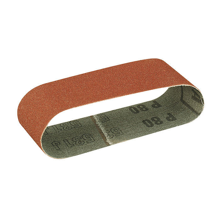 Sanding belt for BBS, 1 37/64" X 10 7/16"  (40 X 265mm),  80 grit, 5 pcs.