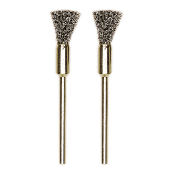 Stainless Steel Bristle Brushes, 2 pcs.