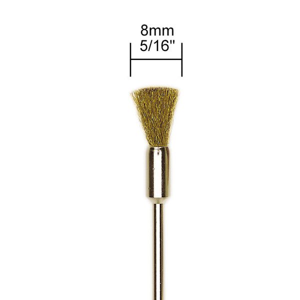 Brass brushes, 2 pcs., Ø 5/16"