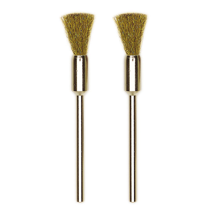 Brass brushes, 2 pcs., Ø 5/16"