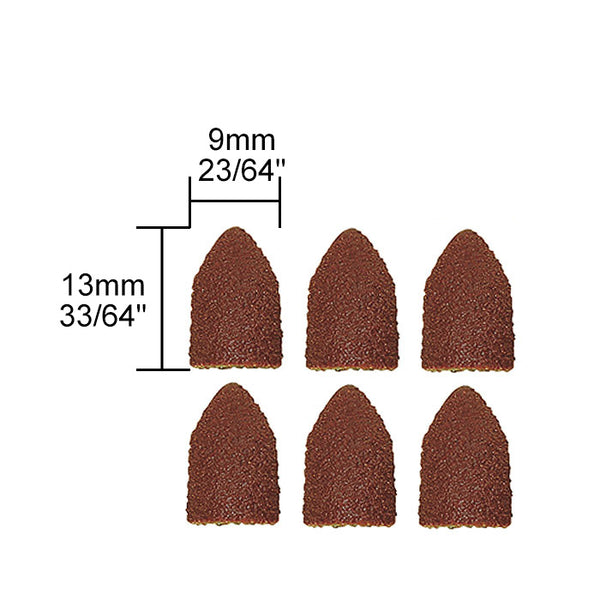 Replacement sanding caps, 10 pcs., 5 each 80 and 150 grit